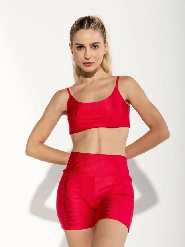 CONJUNTO SHORTS UNIQUE RIB